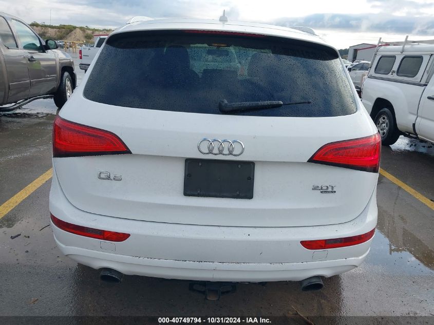 2013 Audi Q5 2.0T Premium VIN: WA1LFAFP9DA093195 Lot: 40749794