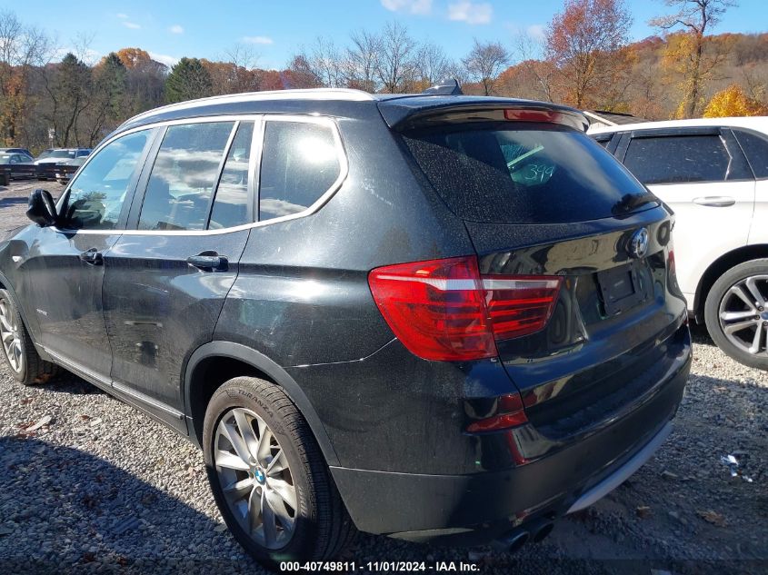 2014 BMW X3 xDrive28I VIN: 5UXWX9C50E0D39108 Lot: 40749811