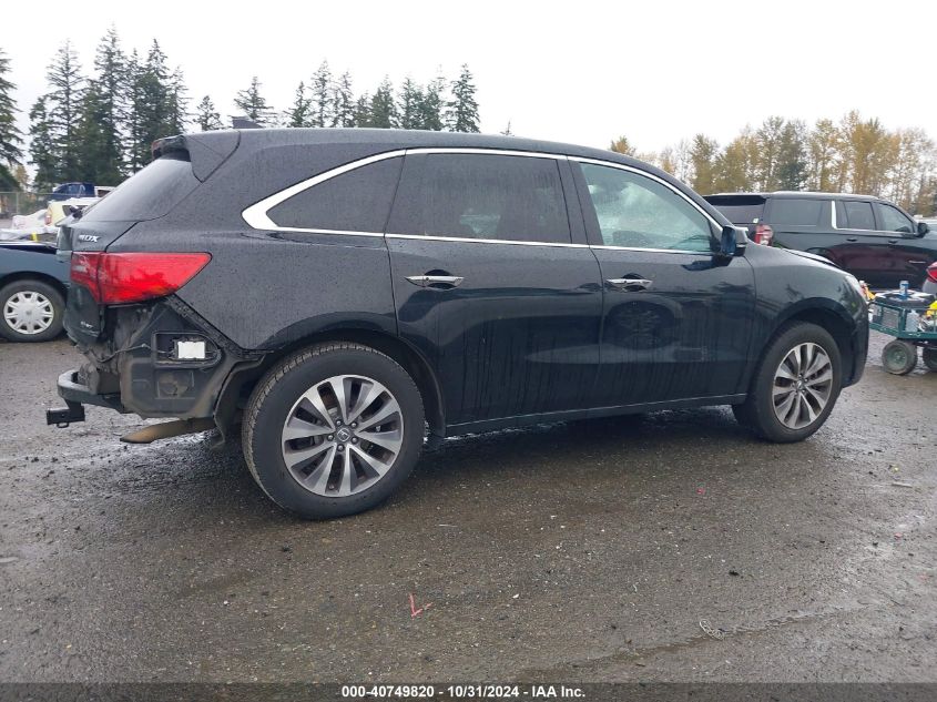 2014 Acura Mdx Technology Package VIN: 5FRYD4H40EB001209 Lot: 40749820