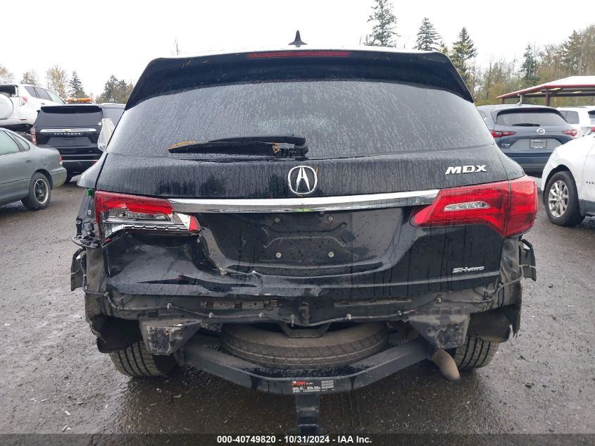 2014 Acura Mdx Technology Package VIN: 5FRYD4H40EB001209 Lot: 40749820