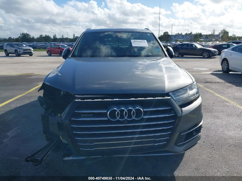 2018 Audi Q7 3.0T Premium VIN: WA1VAAF72JD006786 Lot: 40749830