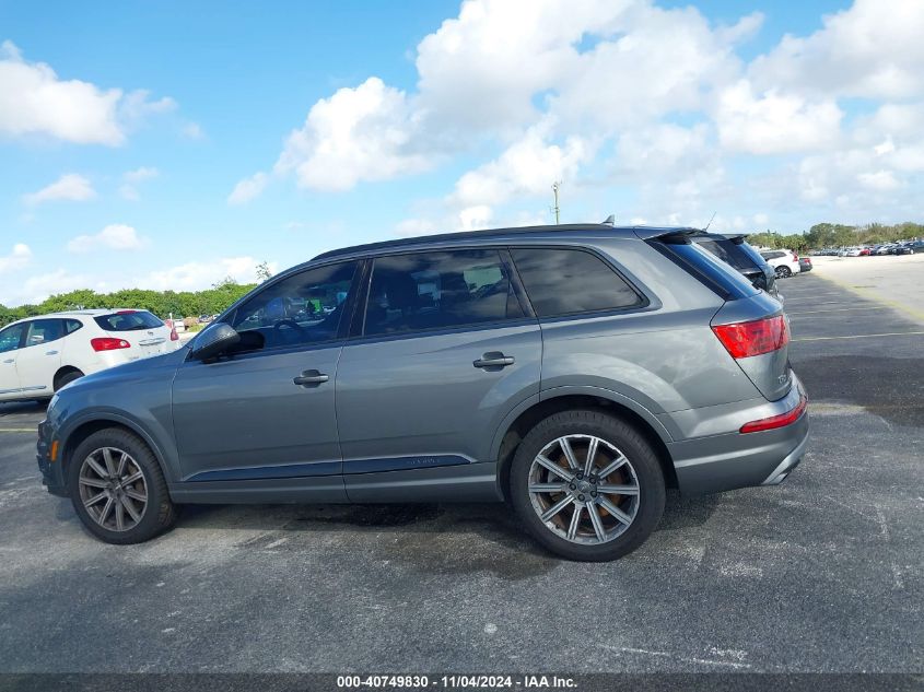 2018 Audi Q7 3.0T Premium VIN: WA1VAAF72JD006786 Lot: 40749830