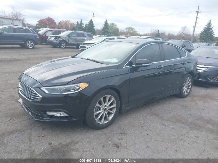 2017 Ford Fusion Se VIN: 3FA6P0HD9HR305009 Lot: 40749838