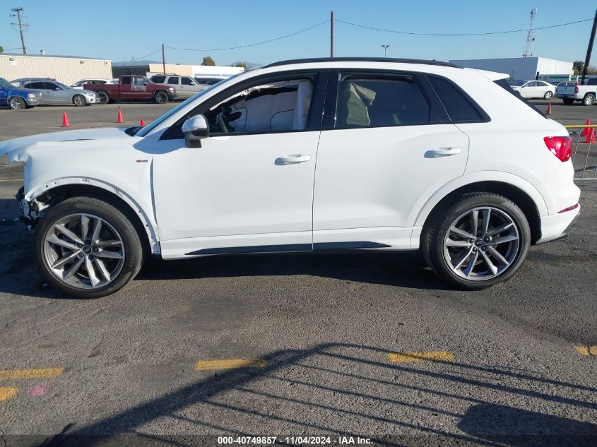 2023 Audi Q3 Premium 45 Tfsi S Line Quattro Tiptronic VIN: WA1DECF32P1103327 Lot: 40749857