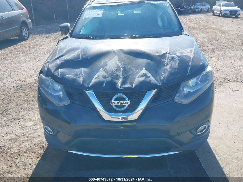 2016 Nissan Rogue Sl VIN: 5N1AT2MV2GC863190 Lot: 40749872