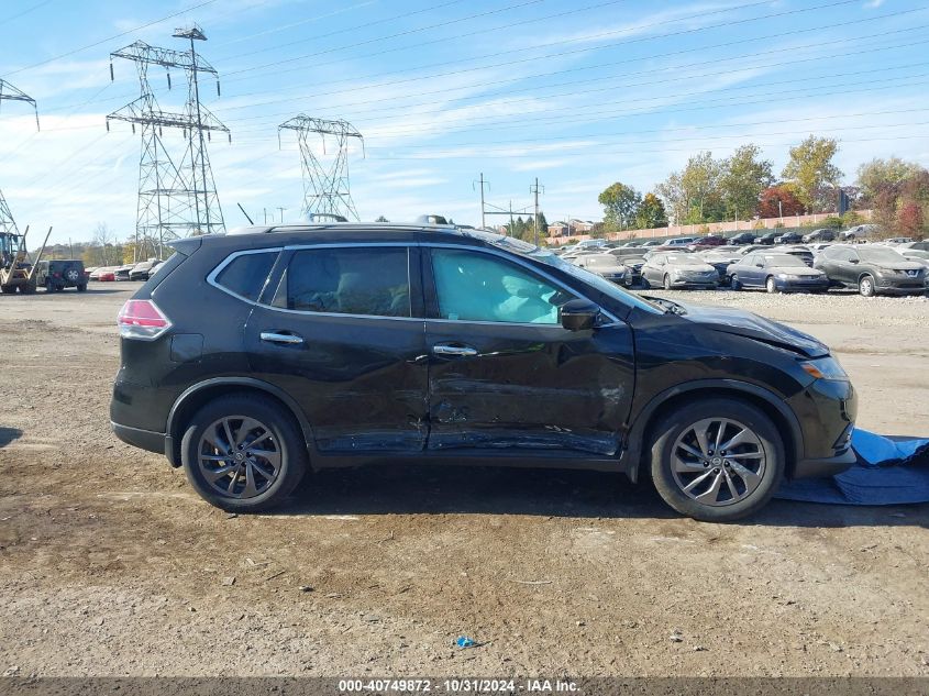 2016 Nissan Rogue Sl VIN: 5N1AT2MV2GC863190 Lot: 40749872