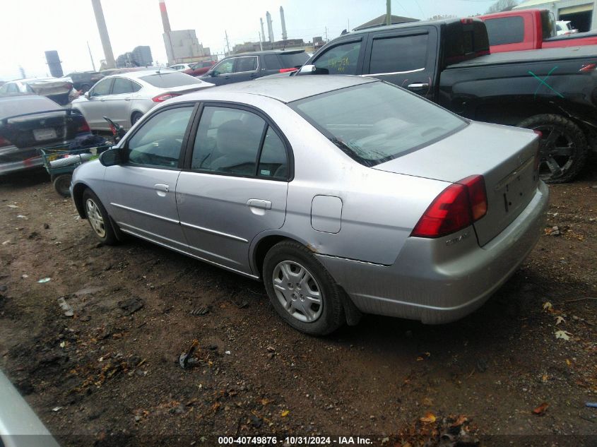 2002 Honda Civic Lx VIN: 1HGES16532L030038 Lot: 40749876