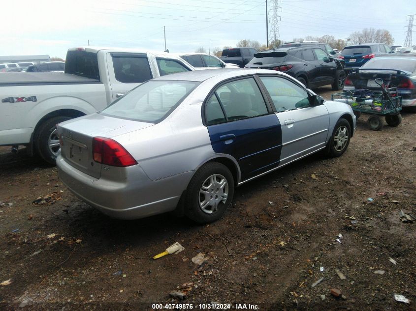 2002 Honda Civic Lx VIN: 1HGES16532L030038 Lot: 40749876