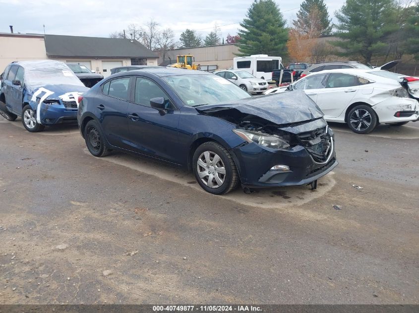 VIN JM1BM1U77E1137125 2014 Mazda 3, I Sport no.1