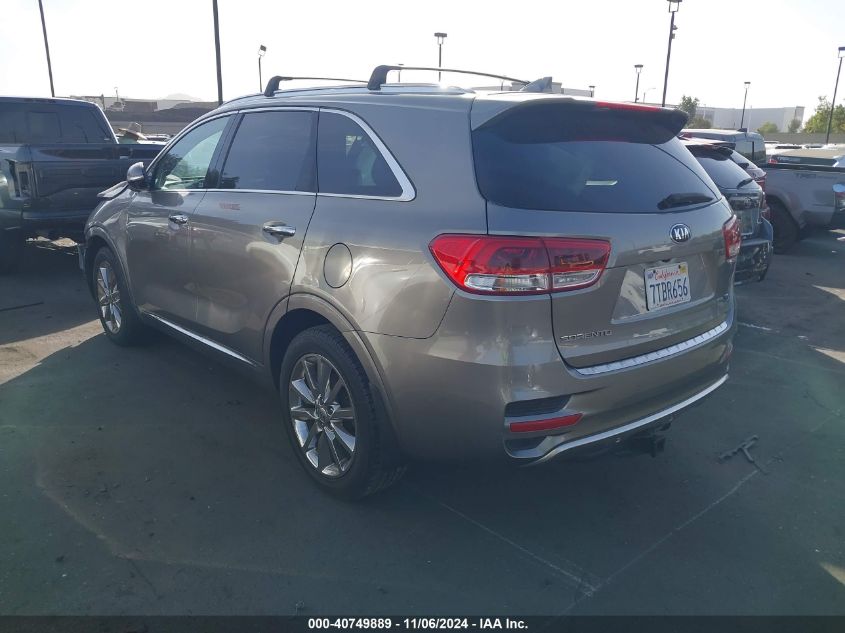 2016 Kia Sorento 3.3L Sxl VIN: 5XYPK4A50GG128236 Lot: 40749889