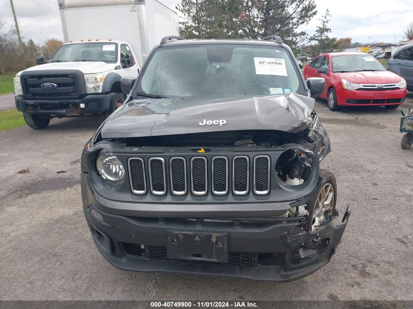 2017 Jeep Renegade Latitude 4X4 VIN: ZACCJBBB5HPE72561 Lot: 40749900