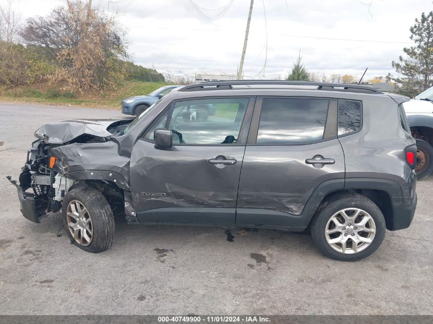 2017 Jeep Renegade Latitude 4X4 VIN: ZACCJBBB5HPE72561 Lot: 40749900