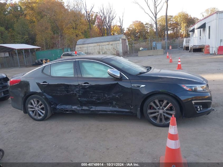 2014 Kia Optima Sxl Turbo VIN: 5XXGR4A6XEG272737 Lot: 40749914