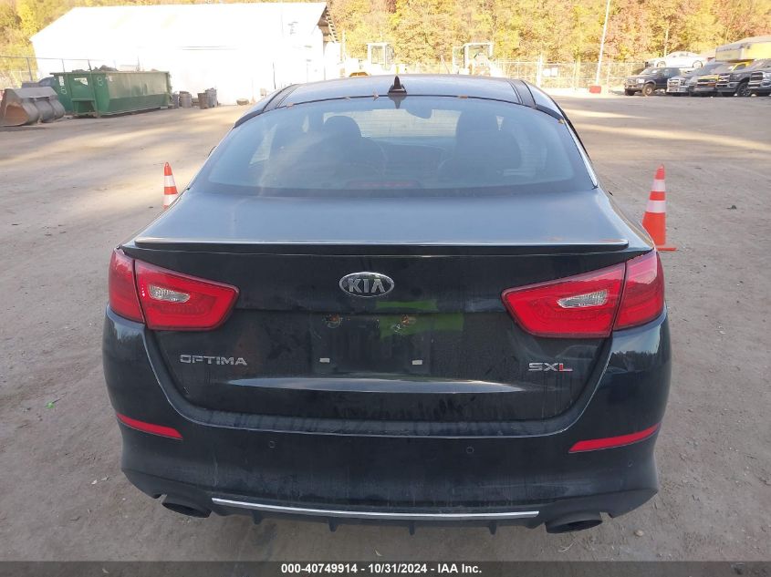 2014 Kia Optima Sxl Turbo VIN: 5XXGR4A6XEG272737 Lot: 40749914