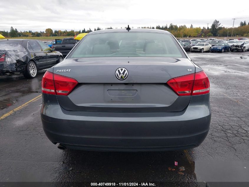 2014 Volkswagen Passat 2.5L Se VIN: 1VWBP7A32EC002213 Lot: 40749918