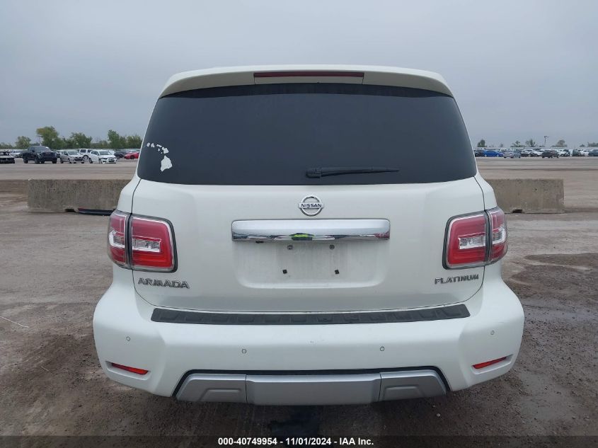 2017 Nissan Armada Platinum VIN: JN8AY2ND4H9010031 Lot: 40749954