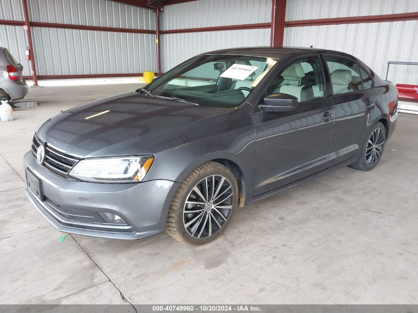 VIN 3VWD17AJ6GM261782 2016 Volkswagen Jetta, 1.8T S... no.2