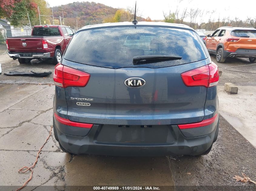 2014 Kia Sportage Lx VIN: KNDPB3AC7E7662501 Lot: 40749989