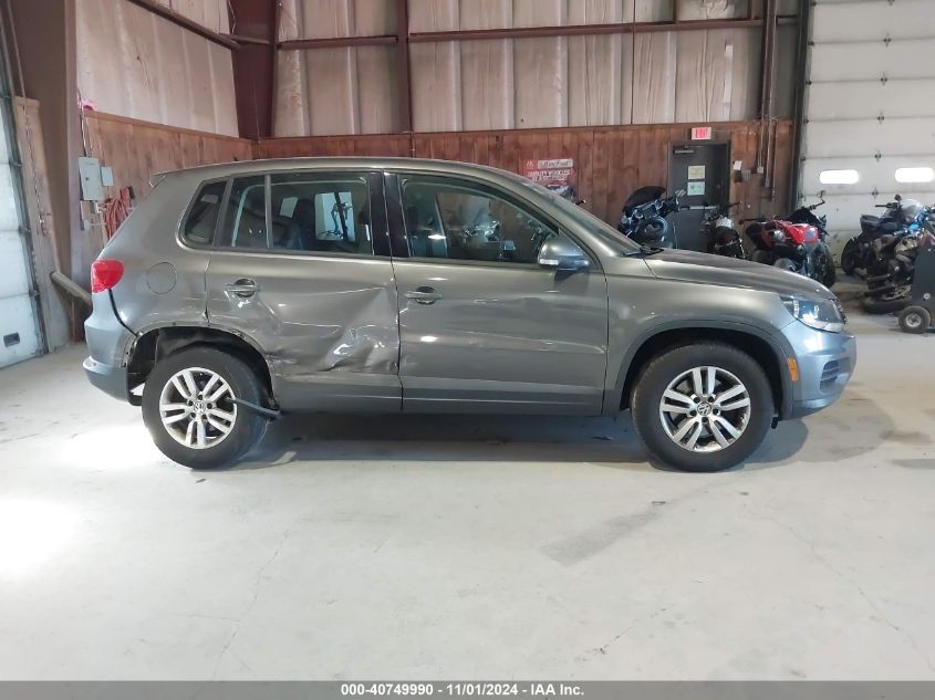 2012 Volkswagen Tiguan S VIN: WVGAV7AX5CW003015 Lot: 40749990