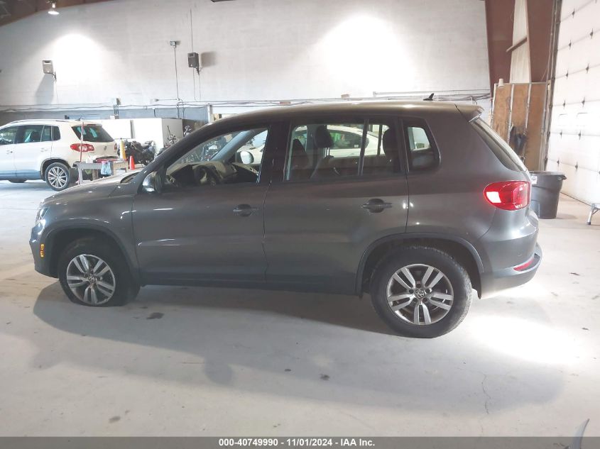 2012 Volkswagen Tiguan S VIN: WVGAV7AX5CW003015 Lot: 40749990