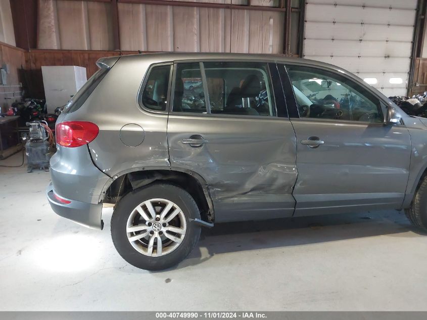 2012 Volkswagen Tiguan S VIN: WVGAV7AX5CW003015 Lot: 40749990