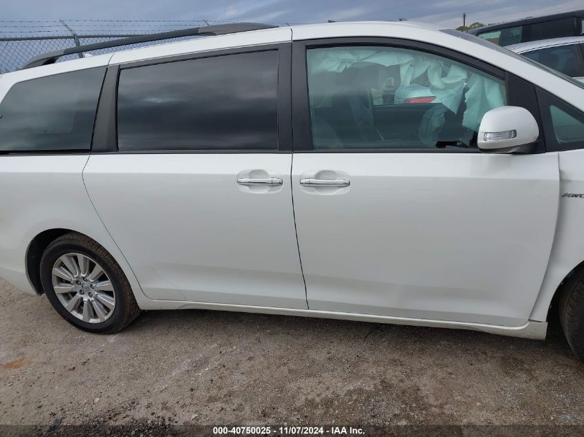 2017 Toyota Sienna Limited 7 Passenger VIN: 5TDDZ3DC5HS185832 Lot: 40750025