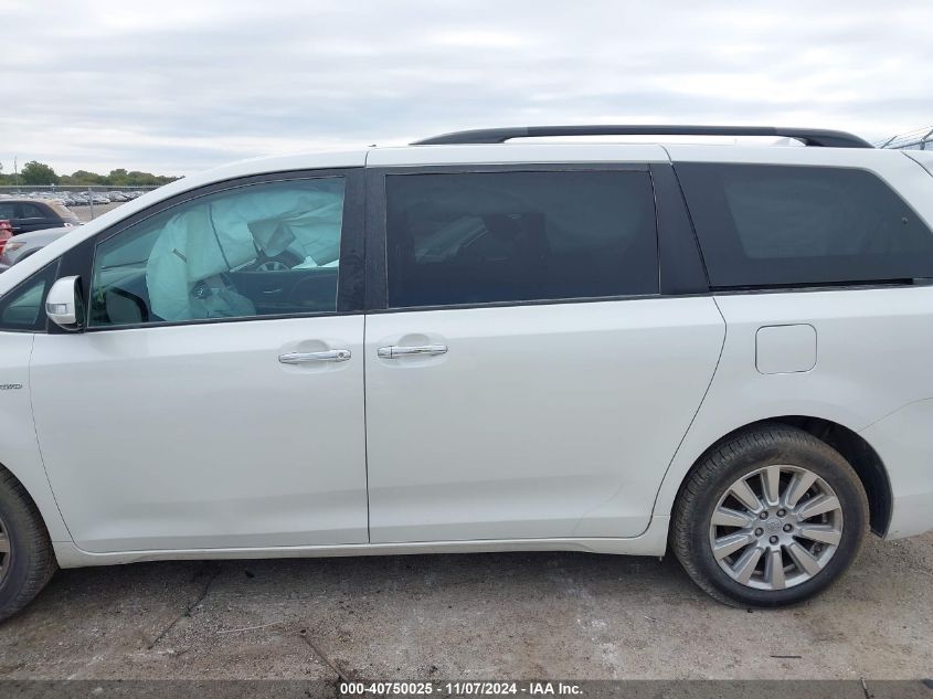 2017 Toyota Sienna Limited 7 Passenger VIN: 5TDDZ3DC5HS185832 Lot: 40750025