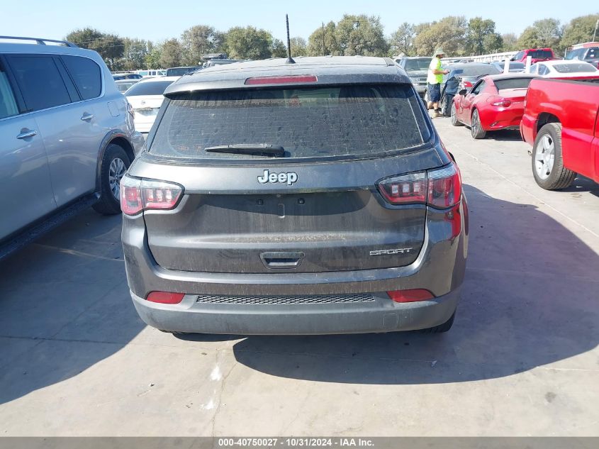 2018 Jeep Compass Sport Fwd VIN: 3C4NJCAB2JT265673 Lot: 40750027