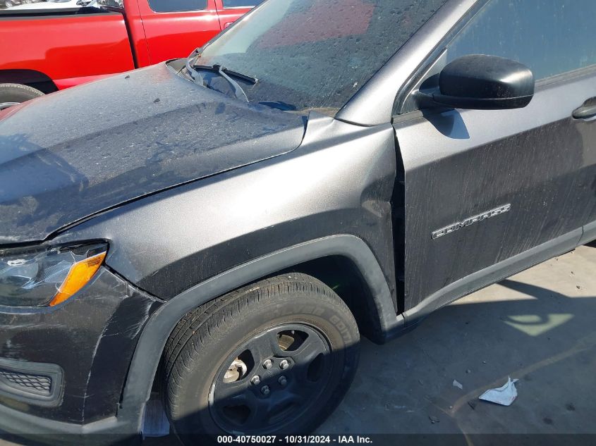 2018 Jeep Compass Sport Fwd VIN: 3C4NJCAB2JT265673 Lot: 40750027