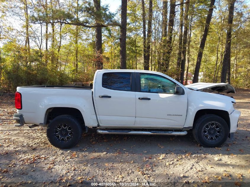 2021 Chevrolet Colorado 2Wd Short Box Wt VIN: 1GCGSBEA1M1114840 Lot: 40750045