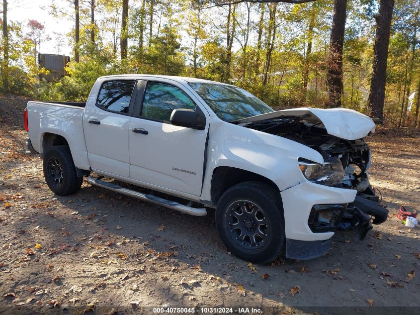 1GCGSBEA1M1114840 Chevrolet Colorado 2WD  SHORT BOX WT