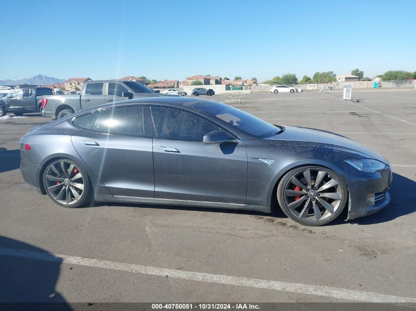 2014 Tesla Model S P85 VIN: 5YJSA1H14EFP62507 Lot: 40750051