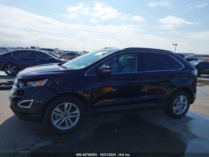 2017 Ford Edge Sel VIN: 2FMPK3J94HBC15703 Lot: 40750053