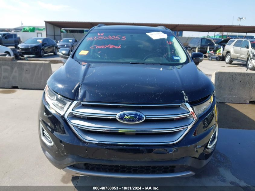 2017 Ford Edge Sel VIN: 2FMPK3J94HBC15703 Lot: 40750053