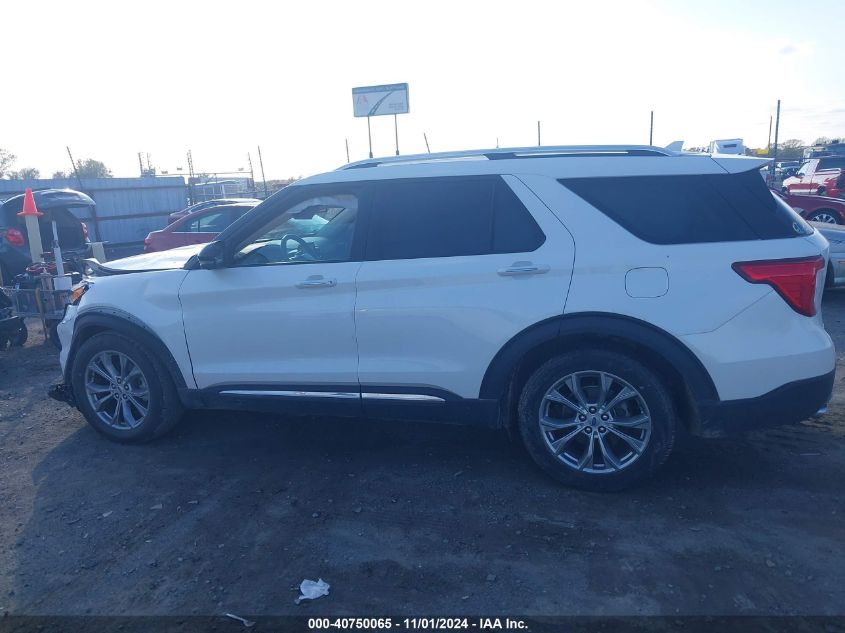 2022 Ford Explorer Limited VIN: 1FMSK7FHXNGA89319 Lot: 40750065