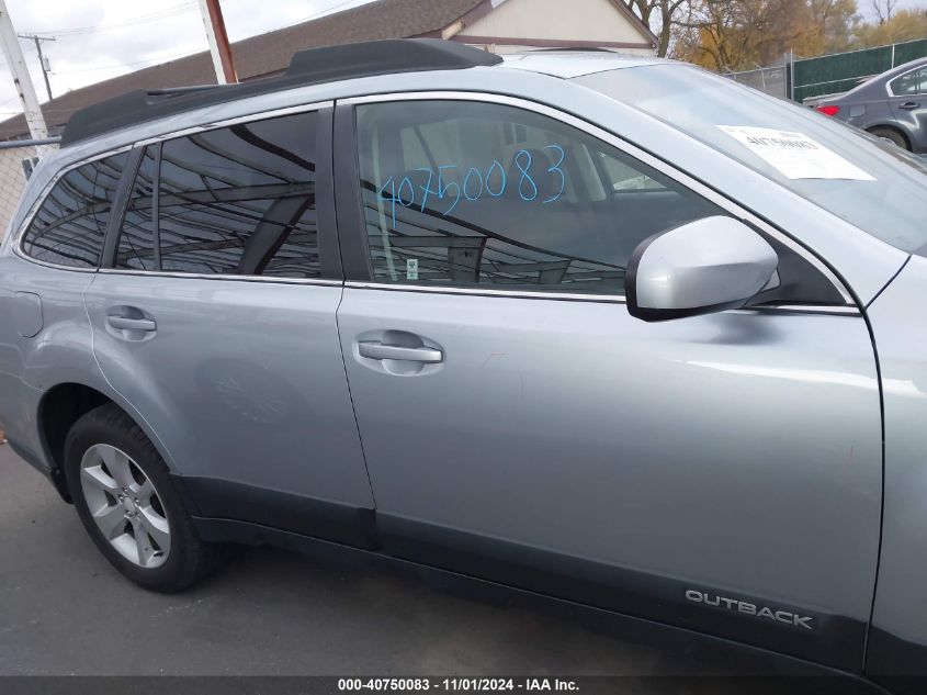 2014 Subaru Outback 2.5I Premium VIN: 4S4BRBCC6E3265345 Lot: 40750083