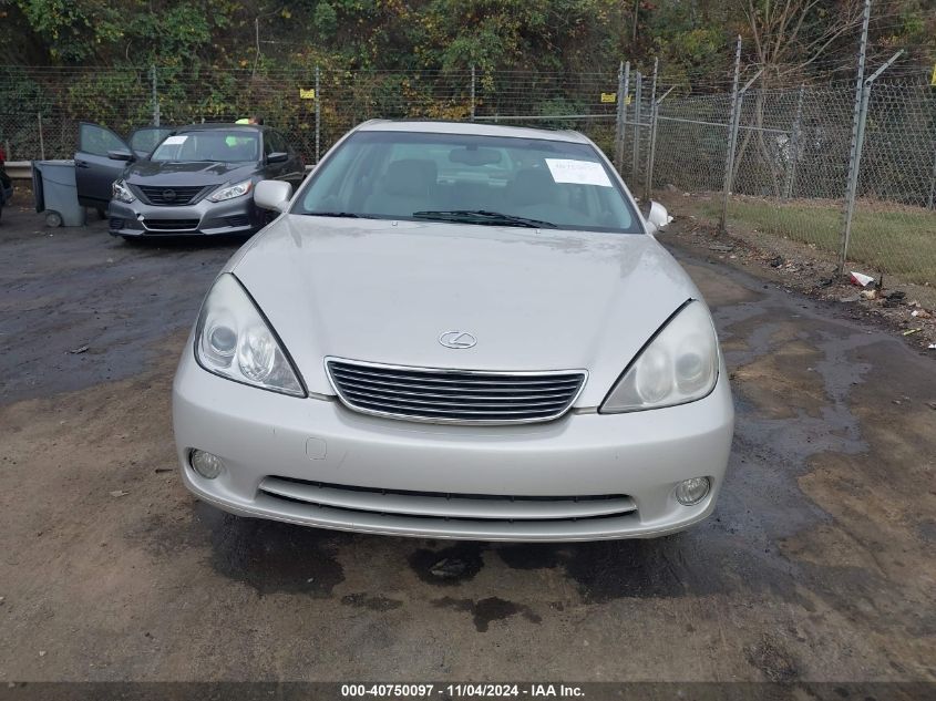 2005 Lexus Es 330 VIN: JTHBA30G255072931 Lot: 40750097