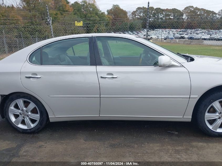 2005 Lexus Es 330 VIN: JTHBA30G255072931 Lot: 40750097