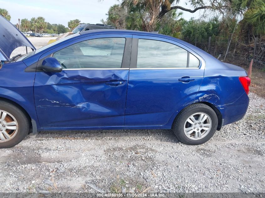 2013 Chevrolet Sonic Lt Auto VIN: 1G1JC5SH5D4128382 Lot: 40750105