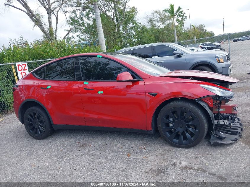 2023 TESLA MODEL Y AWD/LONG RANGE DUAL MOTOR ALL-WHEEL DRIVE - 7SAYGDEE1PA146297