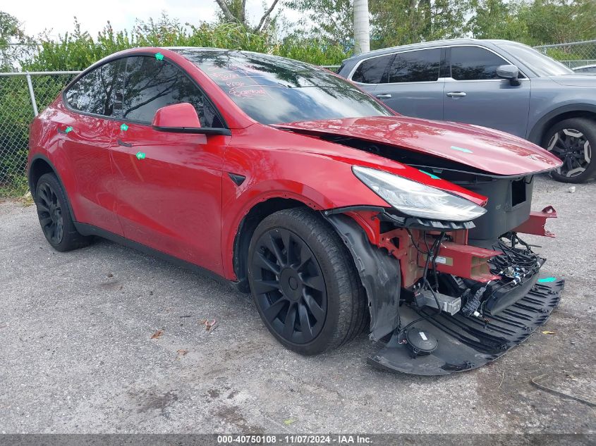 2023 TESLA MODEL Y AWD/LONG RANGE DUAL MOTOR ALL-WHEEL DRIVE - 7SAYGDEE1PA146297