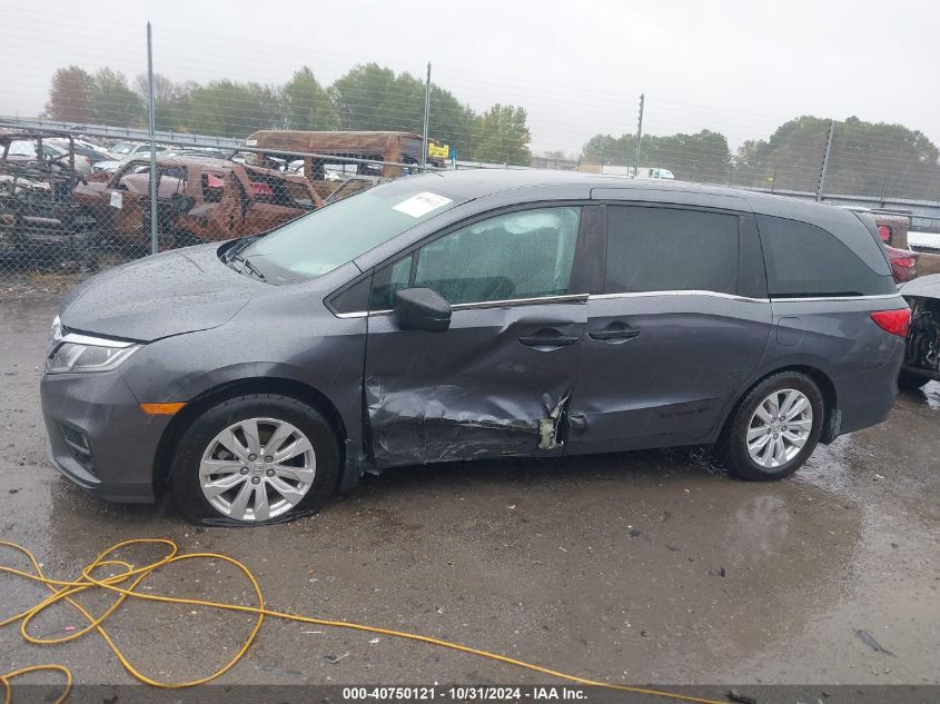 2020 Honda Odyssey Lx VIN: 5FNRL6H22LB013040 Lot: 40750121