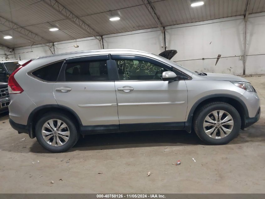 2012 Honda Cr-V Ex-L VIN: JHLRM4H72CC011169 Lot: 40750126