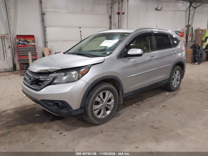 2012 Honda Cr-V Ex-L VIN: JHLRM4H72CC011169 Lot: 40750126