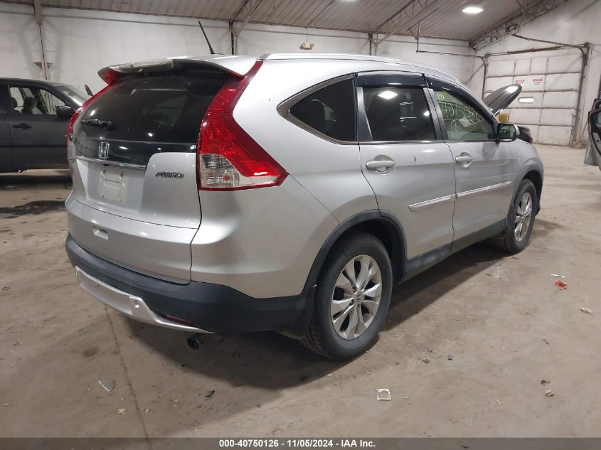 2012 Honda Cr-V Ex-L VIN: JHLRM4H72CC011169 Lot: 40750126