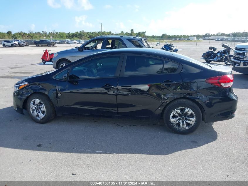 2018 Kia Forte Lx VIN: 3KPFK4A77JE254630 Lot: 40750135