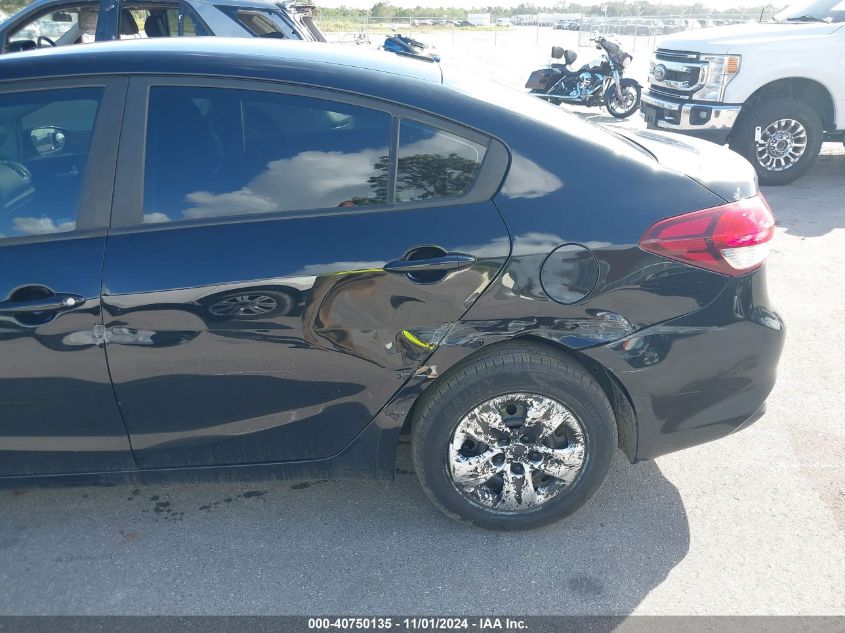 2018 Kia Forte Lx VIN: 3KPFK4A77JE254630 Lot: 40750135