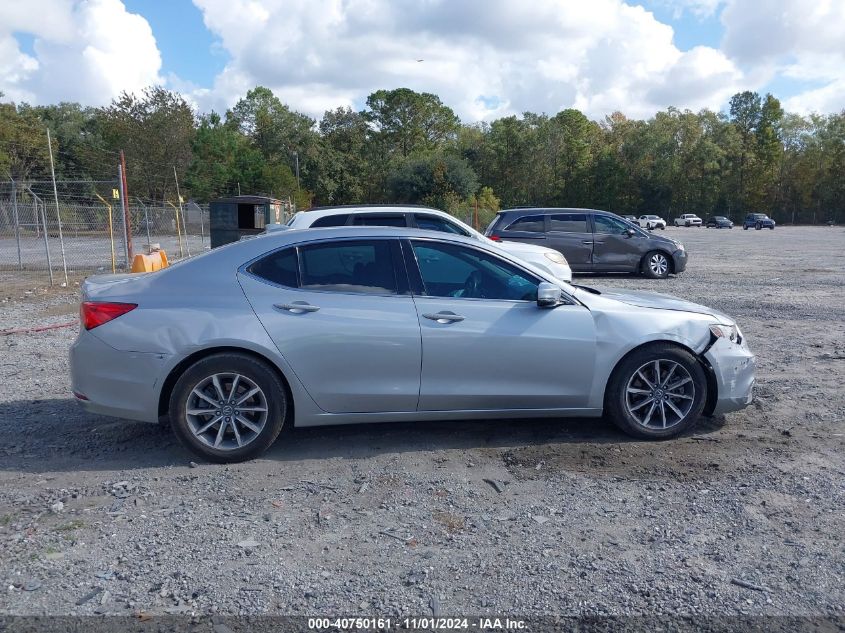 2018 Acura Tlx Tech Pkg VIN: 19UUB1F51JA000204 Lot: 40750161