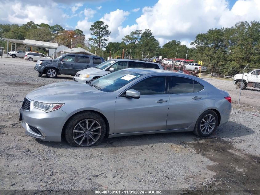 2018 Acura Tlx Tech Pkg VIN: 19UUB1F51JA000204 Lot: 40750161