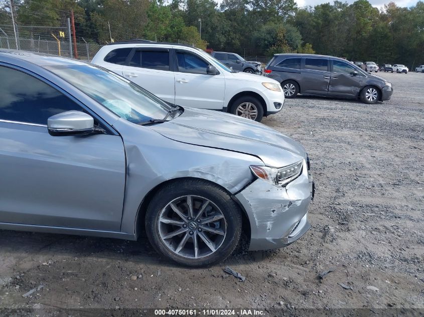 2018 Acura Tlx Tech Pkg VIN: 19UUB1F51JA000204 Lot: 40750161